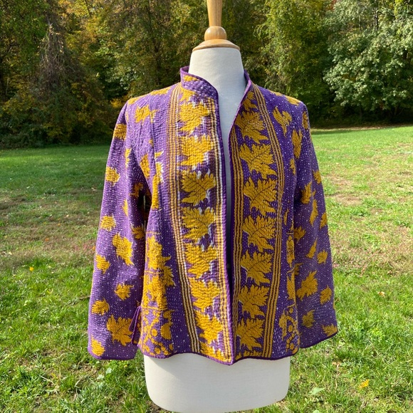 Jackets & Coats Quilted Indian Cotton Jacket Poshmark